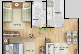 Apartamento com 2 dormitórios à venda, 45 m² por R$ 158.000,00 - Candeias - Jaboatão dos Guararapes/PE